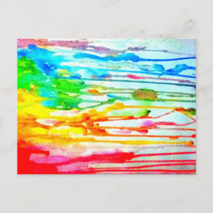 Kleuren van het leven briefkaart