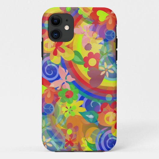 Kleuren van het ventilatorvermogen Case-Mate iPhone case (Achterkant)