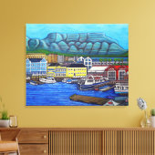 Kleuren van Kaapstad Verpakt Canvas (Insitu (Woonkamer))