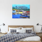 Kleuren van Kaapstad Verpakt Canvas (Insitu (Slaapkamer))