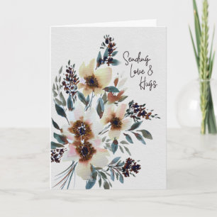 Kleuren van liefde - Denken aan je Wenskaart Kaart