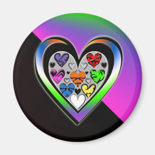 Kleuren van liefde magneet