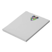 Kleuren van liefde notitieblok (Gedraaid)