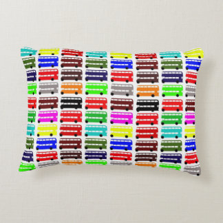 Kleuren van Londen, Iconische Londense bus, Kinder Accent Kussen