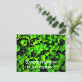 Kleuren van Luck op St. Patrick's Day Briefkaart (Staand voorkant)