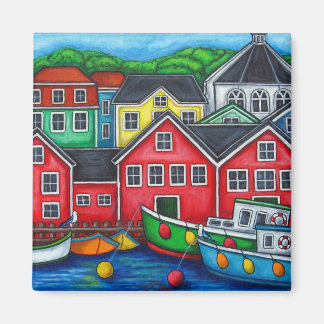 Kleuren van Lunenburg Magnet Magneet