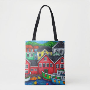 Kleuren van Lunenburg Tas Door Lisa Lorenz