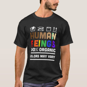 Kleuren van mensen kunnen per Shirt verschillen