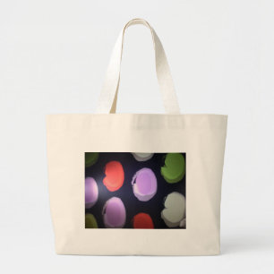 Kleuren van mijn leven Big polkadot.JPG Grote Tote Bag