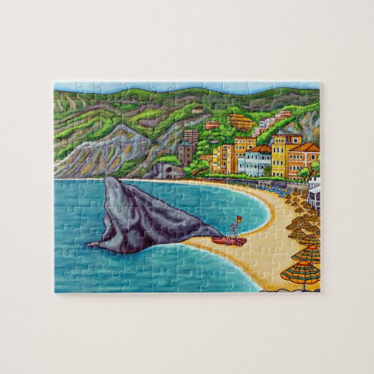 Kleuren van Monterosso Puzzle Legpuzzel (Horizontaal)