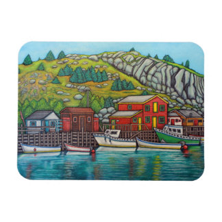 Kleuren van Quidi Vidi, Newfoundland Magnet Magneet