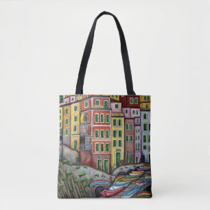 Kleuren van Riomaggiore Bag van Lisa Lorenz Draagtas