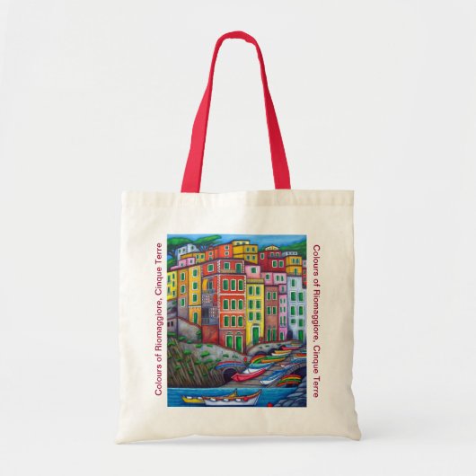 Kleuren van Riomaggiore Cinque Terre Tote Bag (Voorkant)