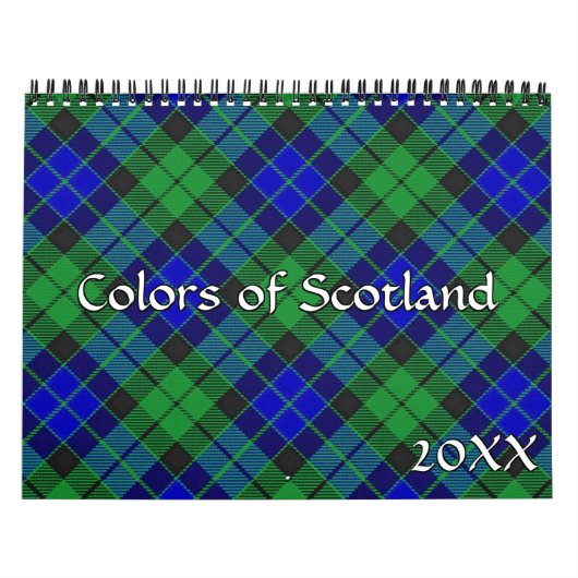 Kleuren van Scotland Tartan Pset Kalender (Hoes)