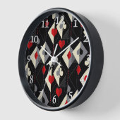 Kleuren van speelkaarten in poker.  (Hoek)