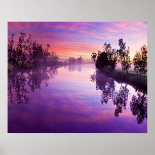 Kleuren van Sunrise Poster