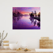 Kleuren van Sunrise Poster (Keuken)