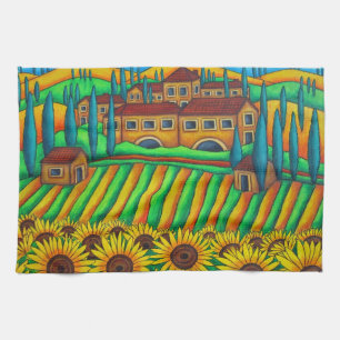 Kleuren van Toscane American MoJo Kitchen Towel Theedoek