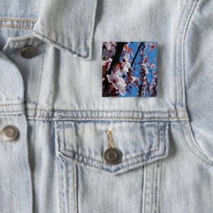 kleuren van veren vierkante button 5,1 cm