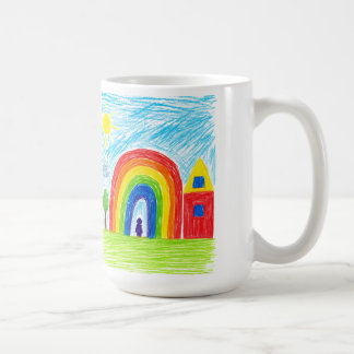 Kleuren van vreugde koffiemok