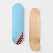 Kleuren verbrijzeld skateboard (Voorkant)