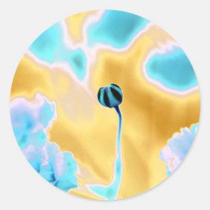 Kleuren verzachten Vloerafdruk Sticker