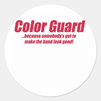 KLEUREN, VLAG, ENZ. RONDE STICKER