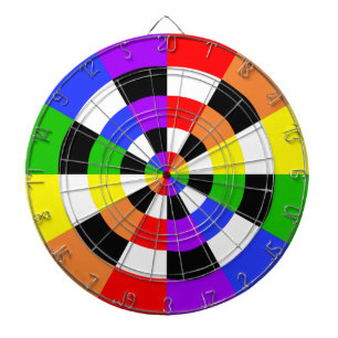 Kleuren Zwart en Wit Dartbord