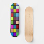 Kleuren zwarte grens Skateboard (Voorkant)