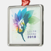 kleurenbalk metalen ornament (Links)