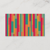 Kleurenband - zwart - Abstract 240113 Visitekaartje (Achterkant)