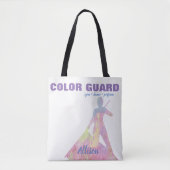 Kleurenbeschermhuls met vormig Silhouette-afbeeldi Tote Bag (Voorkant)