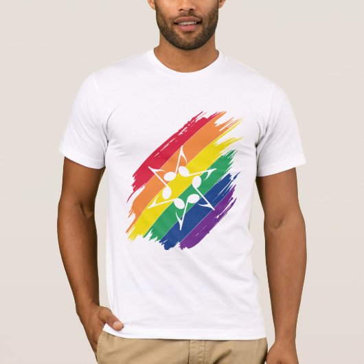 Kleurenbescherming van mannen T-Shirt (Voorkant)