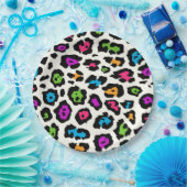 Kleurenblad afdrukken papieren bordje (Feest)