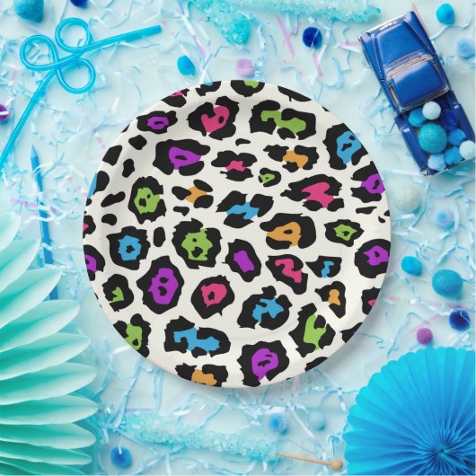 Kleurenblad afdrukken papieren bordje (Feest)