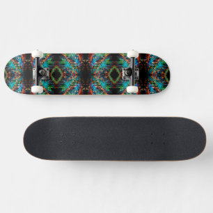 Kleurenbladerskateboard Skateboard