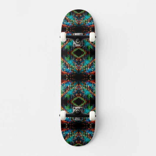 Kleurenbladerskateboard Skateboard (Voorkant)