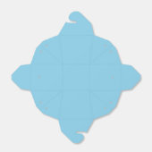 kleurenblauw bedankdoosjes (Uitgevouwen)