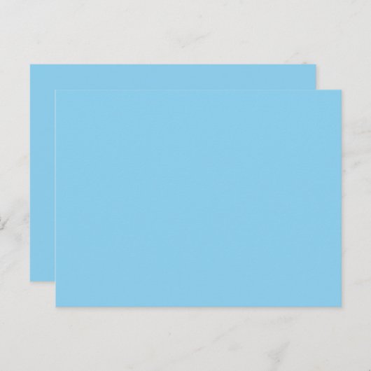 kleurenblauw briefkaart (Voorkant / Achterkant)