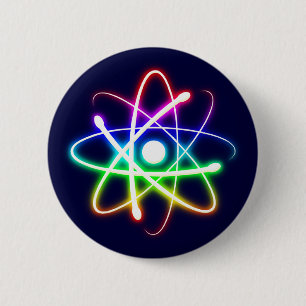 Kleurenblauw Geek Gifts Ronde Button 5,7 Cm