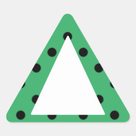 Kleurenblind vriendelijk - Groen Alert (met Stippe Driehoek Sticker