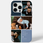 Kleurenblok 3 Fotocollage | Beste papa ooit Case-Mate iPhone Case (Achterkant)