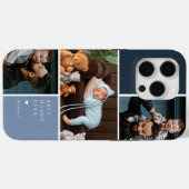 Kleurenblok 3 Fotocollage | Beste papa ooit Case-Mate iPhone Case (Achterkant (horizontaal))