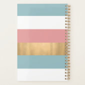 Kleurenblok gestreepte planner (Achterkant)
