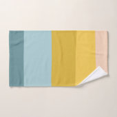 Kleurenblok voor Cute Colorful Stripes in Pastel B Bad Handdoek (Handdoek)