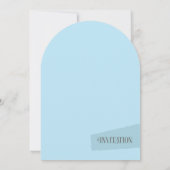 Kleurenblok Wedding Winter Arch ID740 Kaart (Achterkant)