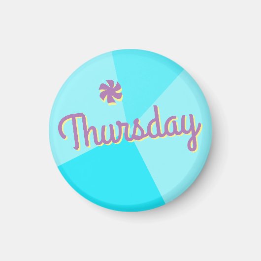 Kleurenblokplanner Retro Magneet (Voorkant)