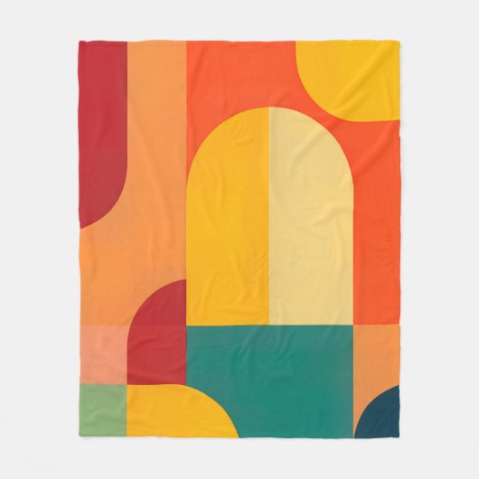 Kleurenbogen Fleece Deken (Voorkant)