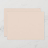 kleurenchampagne roze briefkaart (Voorkant / Achterkant)