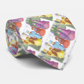 KLEURENCHRISTMASCAROLEN STROPDAS (Opgerold)